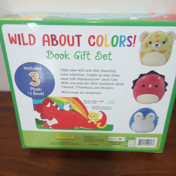 NEW! ALDI Exclusive Wild About Colors Squishmallow Book Gift Set - Picture 7 of 7
